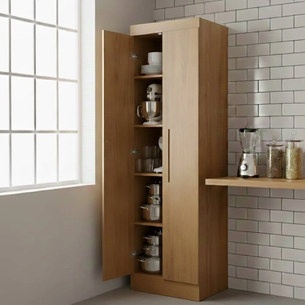 Armário de Cozinha Sara MDF 2 Portas e 4 Prateleiras Moderna Mobília