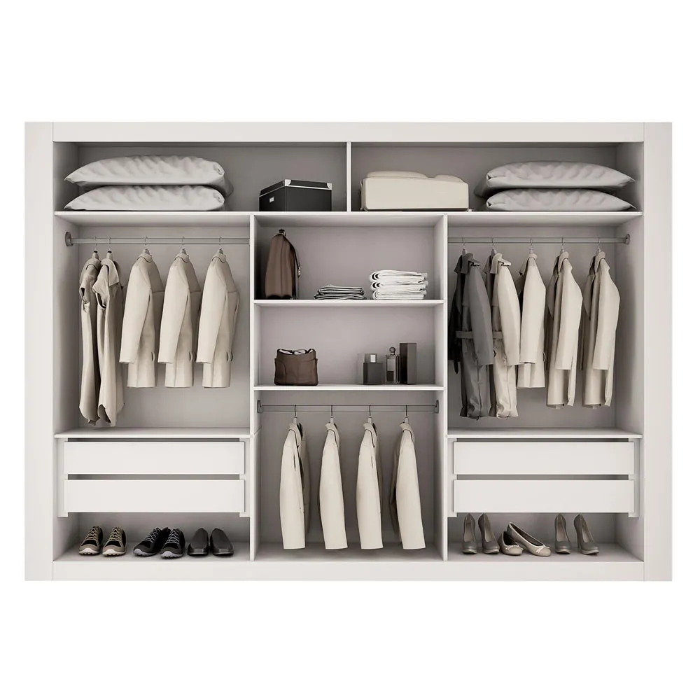 Closet Berlim Convencional 4 Gavetas MDF Rufato - imagem 5