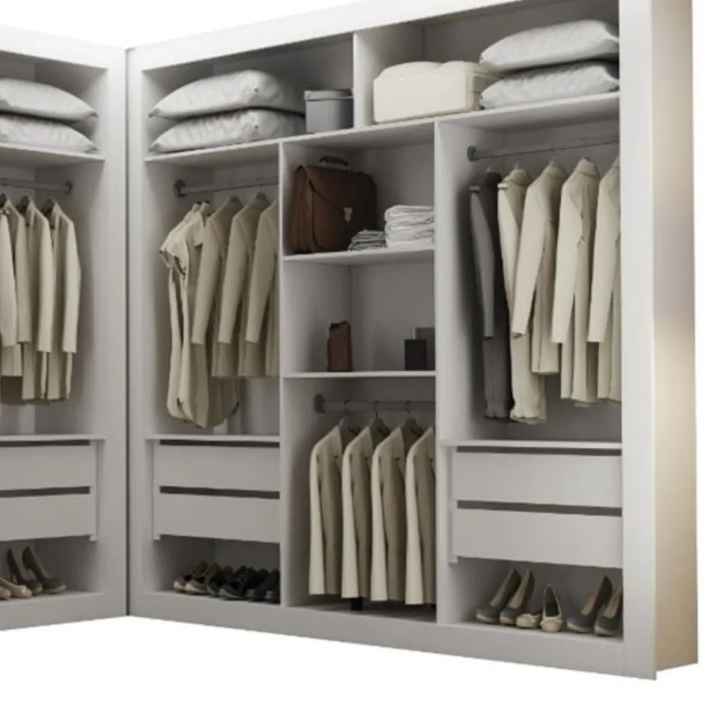 Closet Berlim Premium 8 Gavetas MDF Convencional Rufato