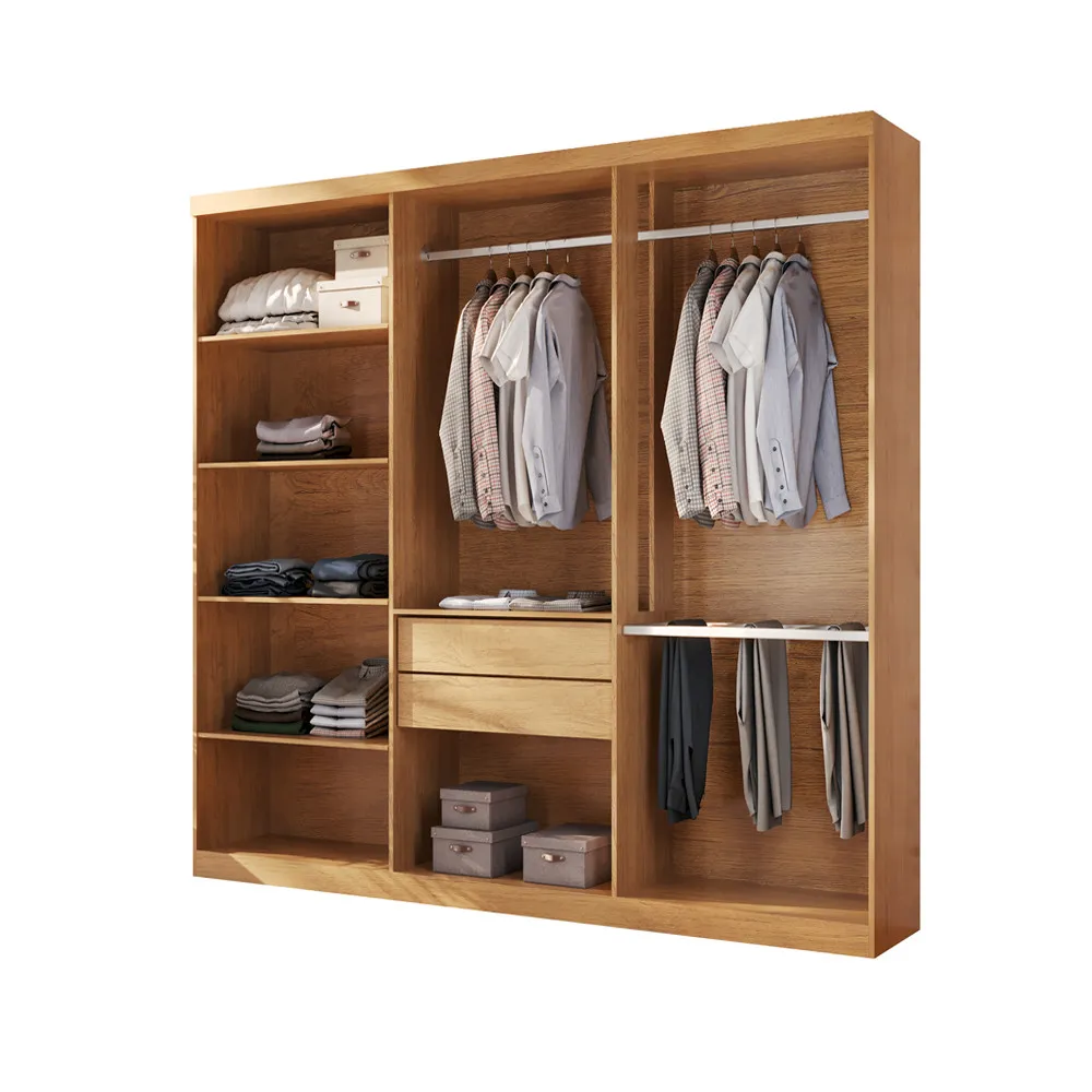 Closet Casal Hera 2 Gavetas 5 Prateleiras MDF Rufato - imagem 5