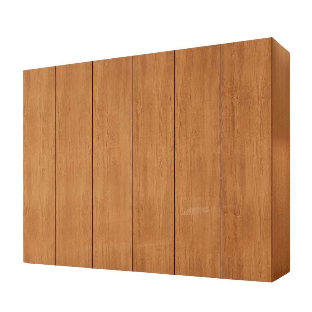 Guarda Roupa Casal Coliseu 100 MDF 6 Portas e 6 Gavetas Moderna Mobília