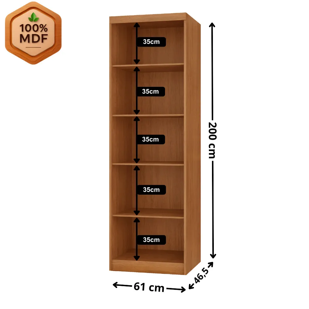 Multiuso Lavanderia Lirio MDF 2 Portas e 4 Prateleiras Moderna Mobília - imagem 2